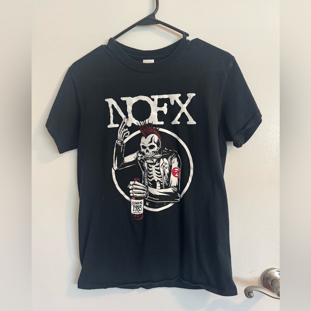 NOFX Punk Band Black T-Shirt 30th Anniversary